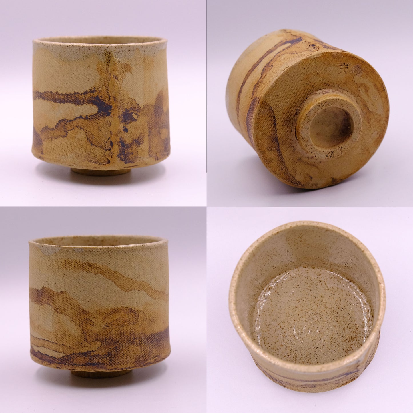 "Landscape in Ink" ceramic cup