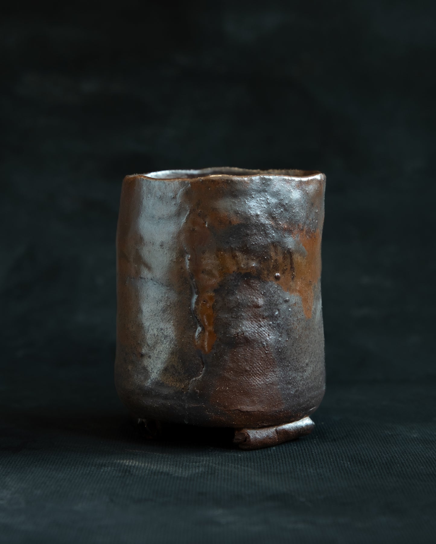 Three-legged Woodfired Pot