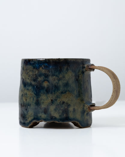Three-legged Cup with Handle (Denim)