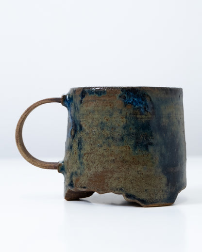 Three-legged Cup with Handle (Denim)