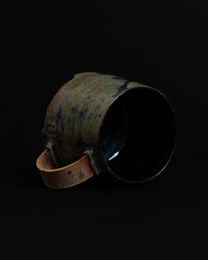Three-legged Cup with Handle (Denim)