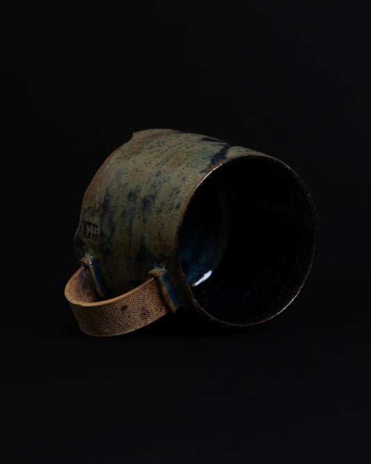 Three-legged Cup with Handle (Denim)