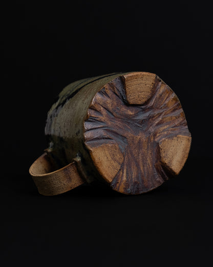Three-legged Cup with Handle (Denim)